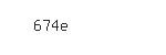 Captcha: 674e